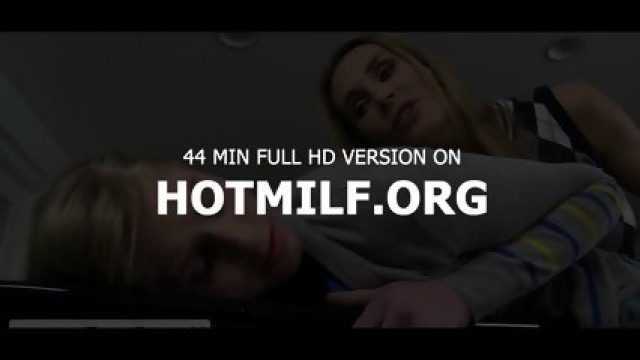 MILF Beg For Throatfuck With Son