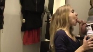 Oral in fitting room