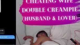 Cheating wife Double Creampie Sex – KleoModel